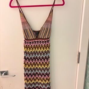 Zara Multicolor Striped Knit Dress